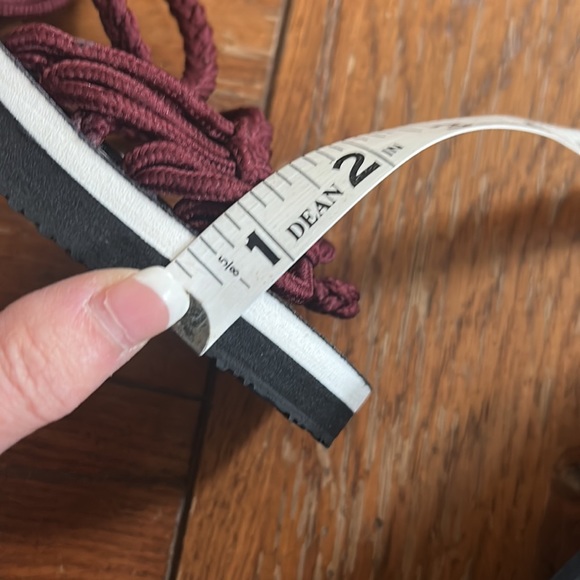 NEW⭐️Rope SANDALS Burgundy Maroon Women’s 7 NEVER WORN⭐️Brand NEW in package. - Picture 9 of 10